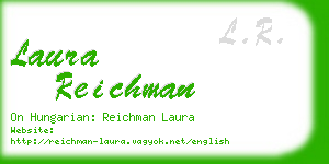 laura reichman business card